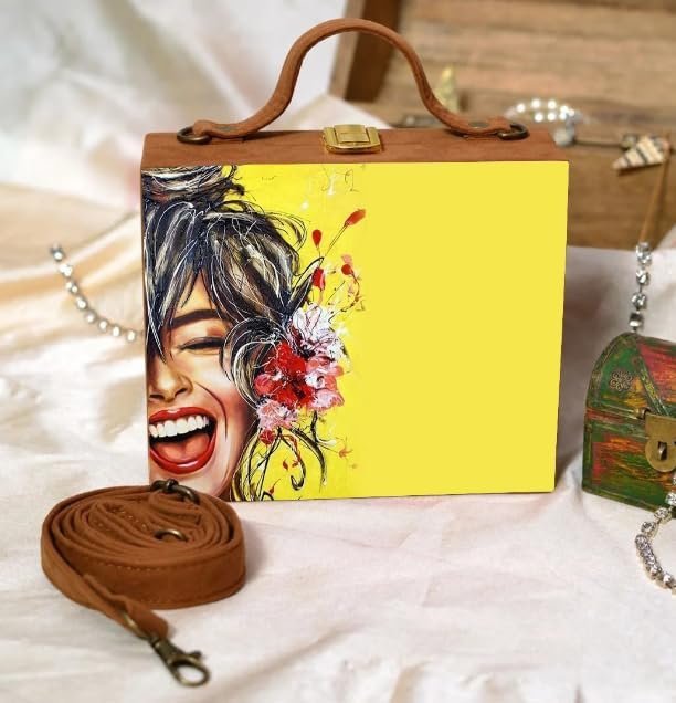Urban Pop Chic Handcrafted Suitcase Clutch