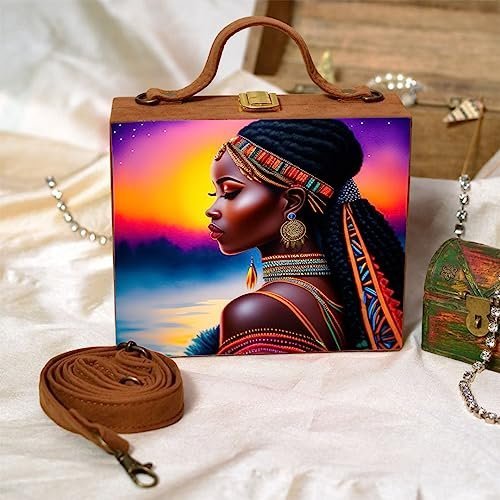 Spectrum Chic Handcrafted Suitcase Handbag