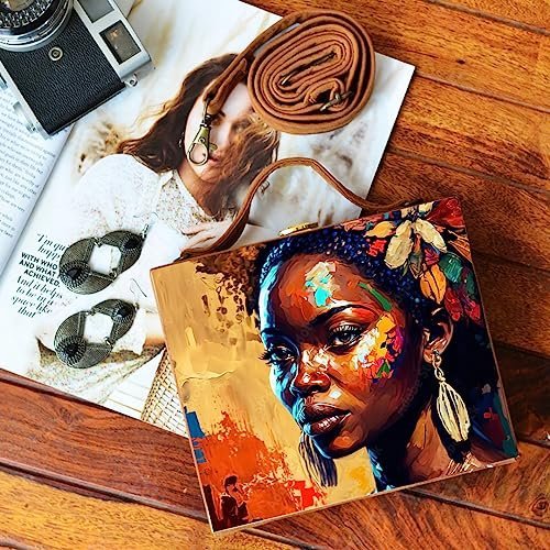 Radiant Solitude Handcrafted Suitcase Clutch
