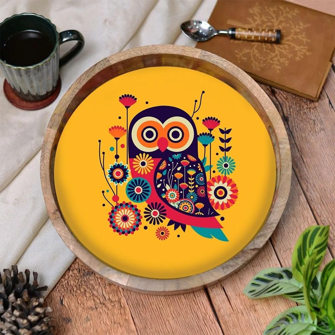 Owl Decorative Tray
