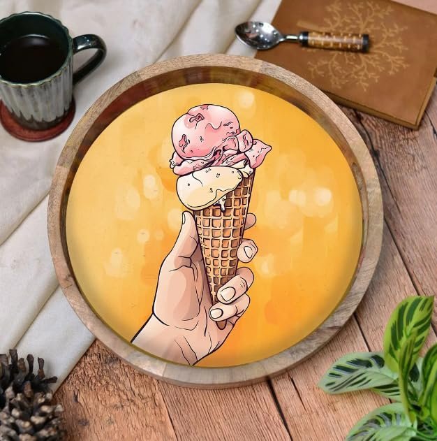 Ice Cream Delight Decorative Tray