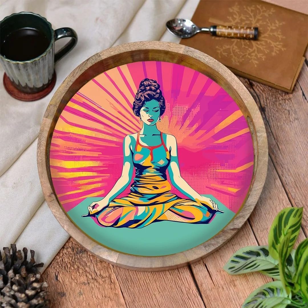 Serenity in Pink Decorative Tray