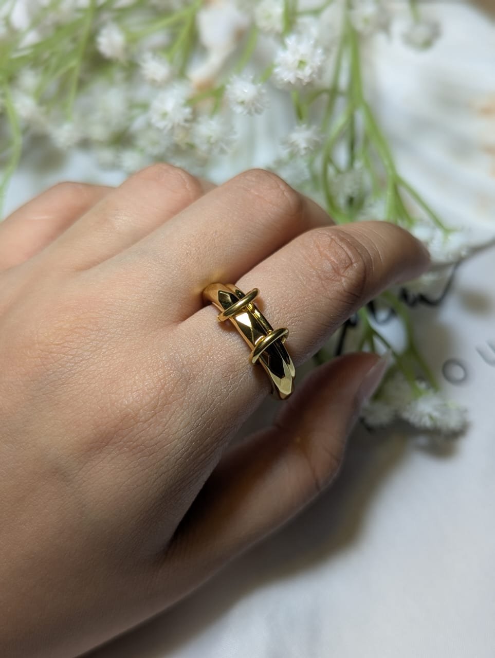 Golden Verge Ring Set