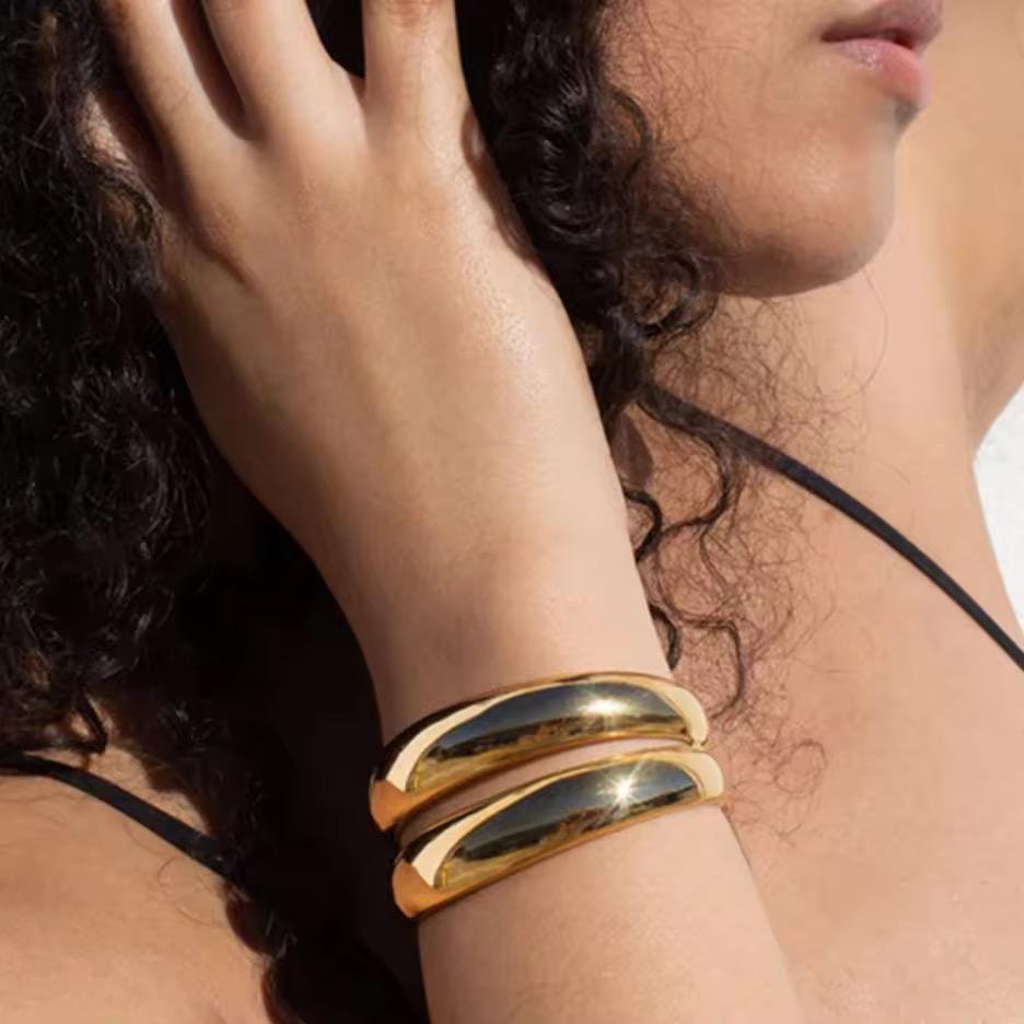 Golden Arc Cuff
