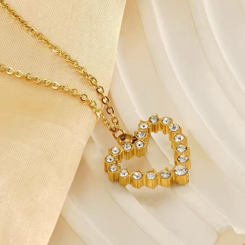 Eternal Spark Heart Necklace