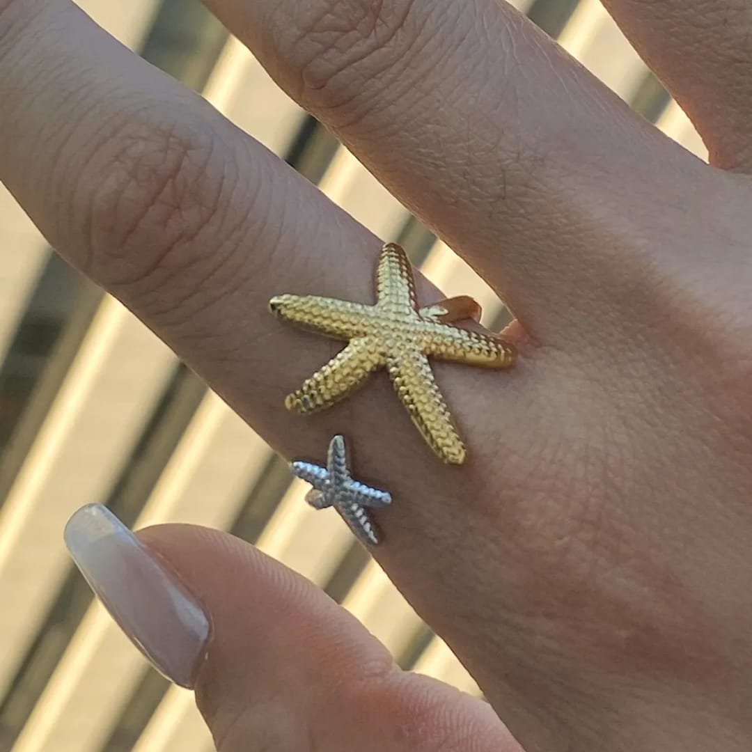 Starwave Dual Tone Adjustable Ring