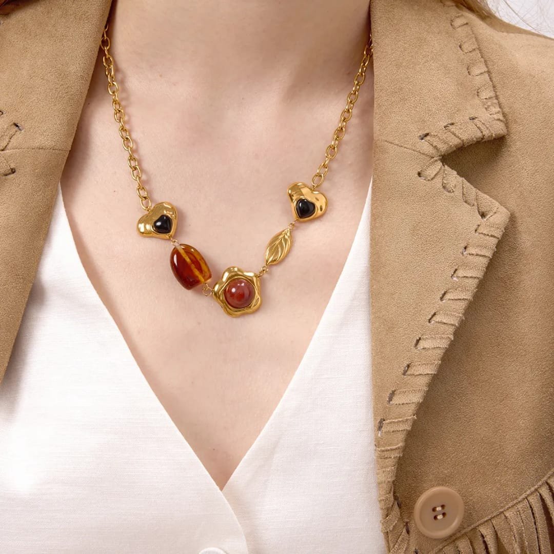 Celeste Heartfall Necklace