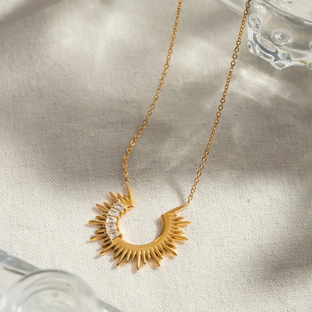 Sunflare Arc Necklace