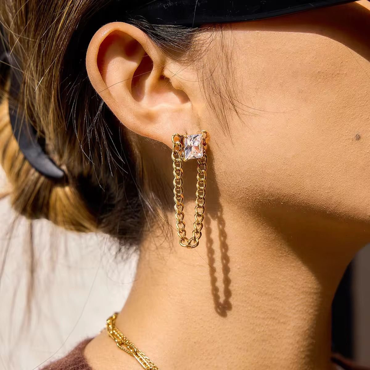 Luxe Link Drop Earrings