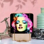 Marilyn Majesty Handcrafted Suitcase Clutch With Chain