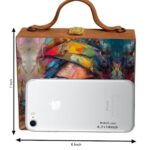 Mystic Grace Handcrafted Suitcase Clutch - Image 4