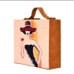 The Hat Chronicles Handcrafted Suitcase Clutch - Image 3