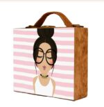 Urban Pop Chic Handcrafted Suitcase Clutch - Image 2