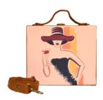 The Hat Chronicles Handcrafted Suitcase Clutch - Image 2
