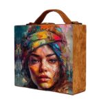 Mystic Grace Handcrafted Suitcase Clutch - Image 2