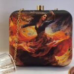 Rhythm of Soul Printed Chain Clutch