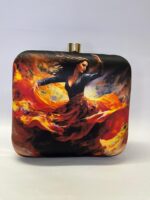 Rhythm of Soul Printed Chain Clutch - Image 2