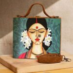 handcrafted suitcase clutch