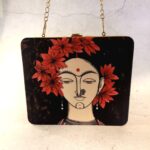 Midnight Bindis Suitcase Chain Clutch - Image 3