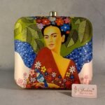 green clutch on floor