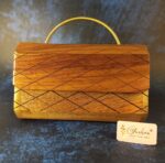 Wooden Majesty Statement Clutch