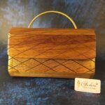 Wooden Majesty Statement Clutch