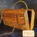 Wooden Majesty Statement Clutch - Image 3