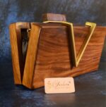 Royal Walnut Wooden Clutch - Image 3