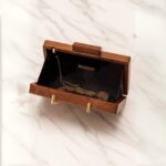 Royal Walnut Wooden Clutch - Image 4