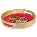 whimisical wooden decorative tray