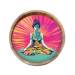 serenity in pink decorative tray