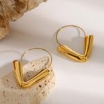 echo hoops earrings