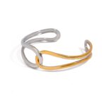 Yin & Gold HandCuff - Image 2