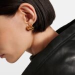 Waves of Gold Earrings - Image 2