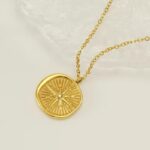 sunbeam pendant with chain