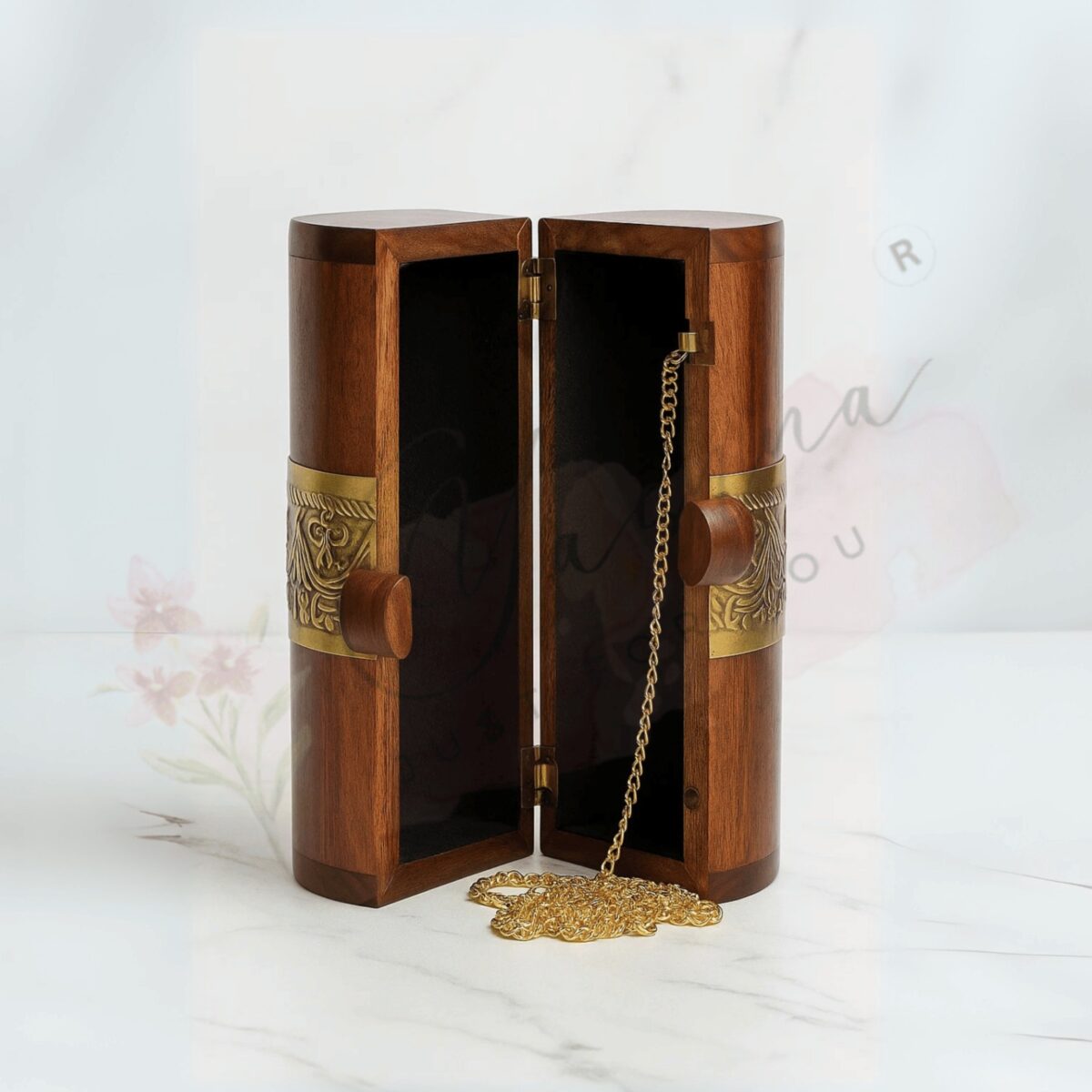 Regal Vintage Cylindrical Clutch - Image 3