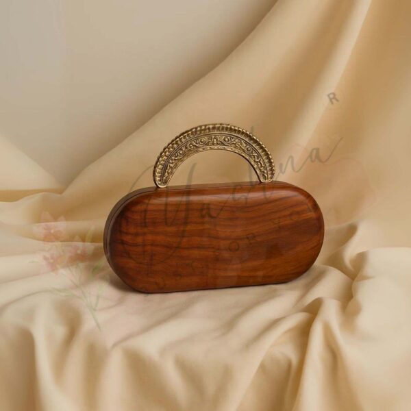 Regalia Wooden Clutch