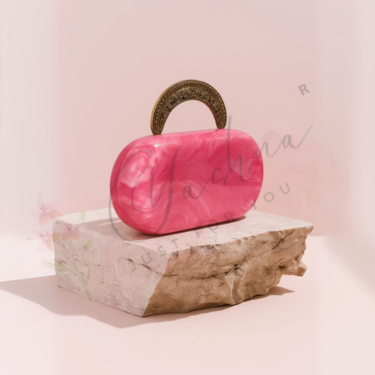 Rosé Radiance Clutch - Image 2