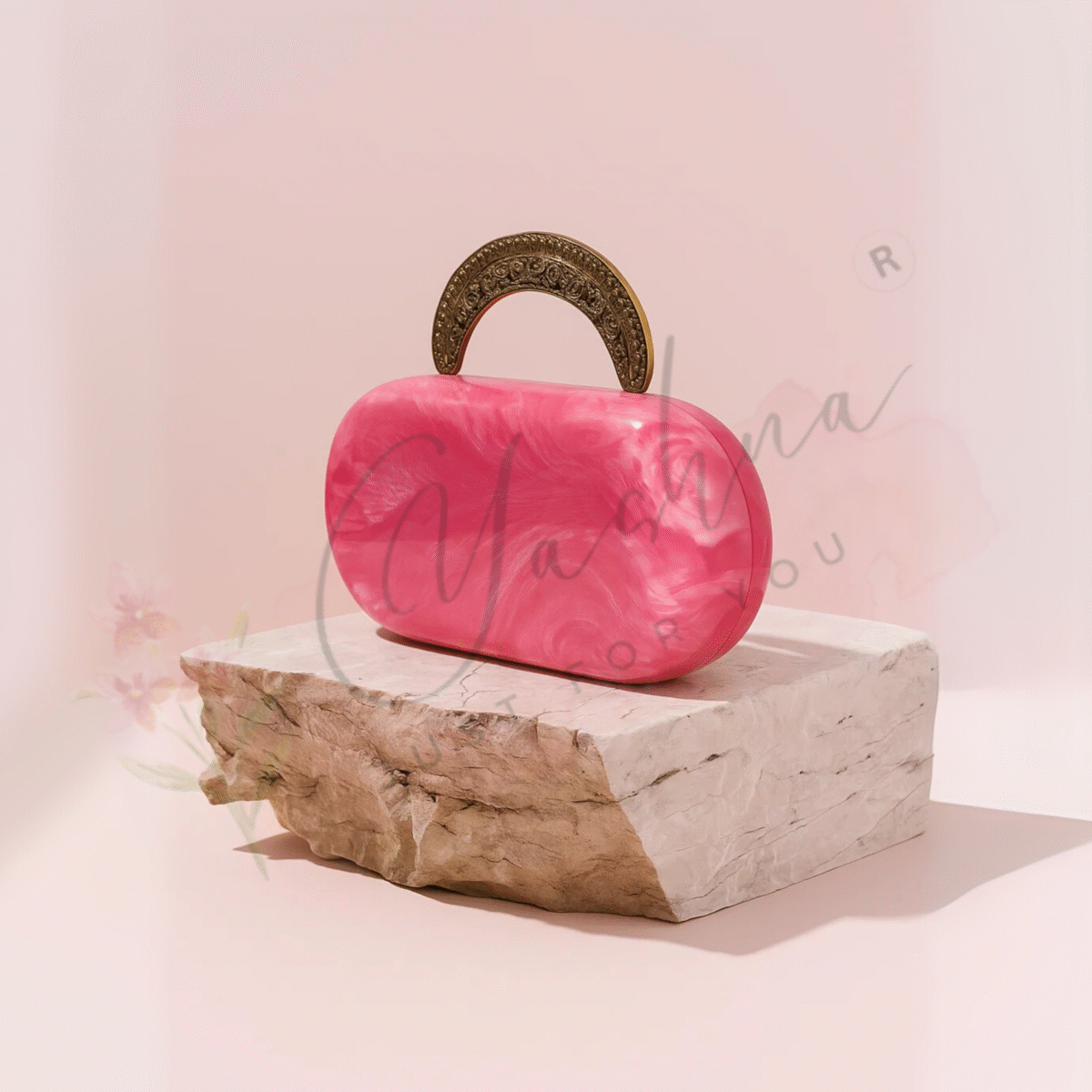 Rosé Radiance Clutch - Image 3