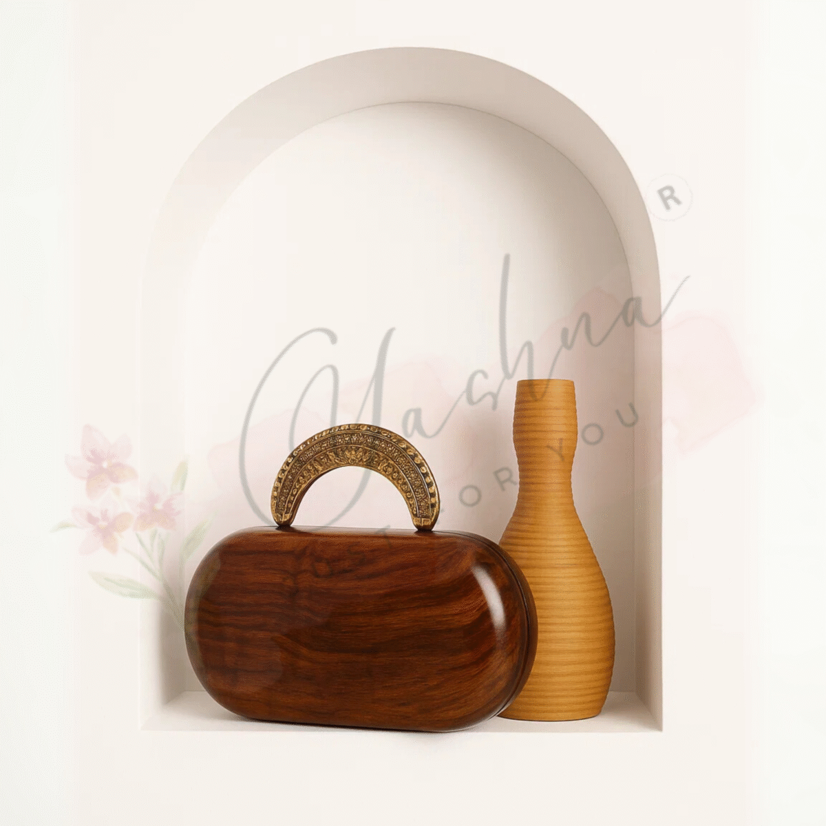 Regalia Wooden Clutch - Image 2