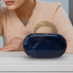 Midnight Elegance Resin Clutch