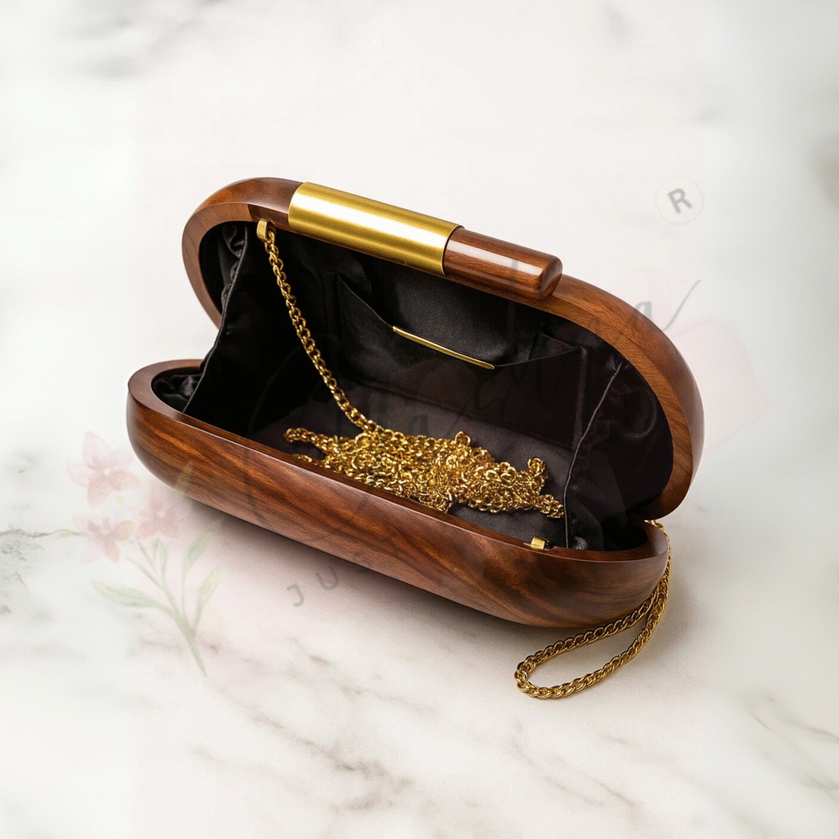 Aurora Brasswood Clutch - Image 4