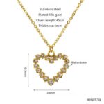 Eternal Spark Heart Necklace - Image 4
