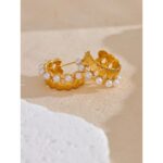 Pearl Royale Hoops - Image 2