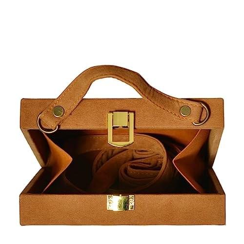 Indigo Radiance Handcrafted Suitcase Clutch - Image 4